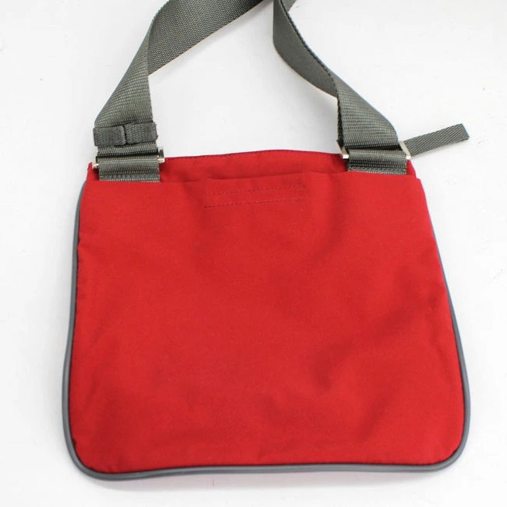 Prada Handbag Sport Shoulder Red